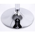 Miniatyrbillede 7 af 10: Rootz Justerbar Barstol i imiteret læder - Drejelig barstol - Bordstol - Holdbar kromramme - Komfortabel siddeplads - Let at rengøre - 84-106 cm x 38