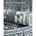 Pikkukuva 3 / 6: Rootz pyöreä matto - Boho matto - antrasiitinharmaa - polyesterihuopa TPR - 160 cm halkaisija - kevyt - 2,8 kg