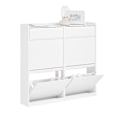 Miniatyrbillede 1 af 9: Rootz skoopbevaringsenhed - Skoopbevaring - Entreskab - Pladsbesparende design - MDF-materiale - 98x95x19cm