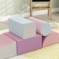 Miniatyrbild 5 av 6: Rootz Soft Building Blocks Set - Skumleksakskuber - Pedagogisk lek - Öka motoriska färdigheter - Olika former - 40,6L x 40,6W x 20,3H cm