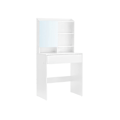 Miniatyrbild 1 av 6: Rootz White Chipboard Sminkbord - Sminkbord - Sminkbord - 70 x 40 x 136 cm - Tippskydd - Enkel montering - Förvaringsutrymme