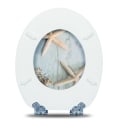 Miniatyrbild 5 av 8: Rootz Premium Soft-Close Toalettsits - Antibakteriellt Toalettlock - Tyst Stäng sits - Hygienisk, Hållbar, Enkel Installation - MDF, Zinklegering, Ros