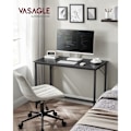 Pikkukuva 2 / 8: Rootz Black Desk - Lastulevypöytä - Teräsjalat - Suuri toimistopöytä - 50 cm x 100 cm x 75 cm - Tukevat ja tyylikkäät kodin toimistokalusteet