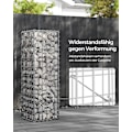 Miniatyrbild 4 av 7: Rootz Gabion Korgset - Stenbur - Gabionvägg - Galvaniserat stål - 100cm x 30cm x 30cm - Enkel montering - 23,2 kg