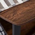 Miniatyrbillede 6 af 7: Nancy's Newington Salontafel - Koffietafel - 3 Niveauer - Opbergrum - Industrieel - Bruin - Sort - Bewerkt Hout - Staal - 100 x 60 x 46 cm