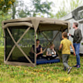 Miniatyrbild 2 av 10: Rootz 3 x 3,5 pop -up trädgårdstält - paviljong - lusthus - UPF30+ skydd - 345 cm x 300 cm x 210 cm