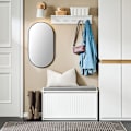 Pikkukuva 2 / 9: Rootz Shoe Storage -kaappi - Kengän järjestäjä - Enträänikenkäpenkki - Mukavuusistuimet - 80 cm x 45cm x 26cm