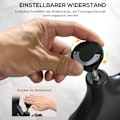 Miniatyrbild 5 av 10: Rootz motionscykel - Inomhuscykel - Tyst bältesdrift - Justerbart motstånd - LCD-skärm - Blå - 118cm x 50cm x 105-115cm