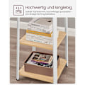Miniatyrbillede 5 af 9: Rootz Knagerække - Eg Hvid - Spånplade stål - Entryway Organizer - Pladsbesparende - Nem montering - 43cm x 43cm x 180cm