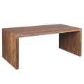 Miniatyrbillede 7 af 7: Rootz skrivebord massivt træ Sheesham computerbord 200 cm bredt ægte træ design arkiveringskontorbord i landlig stil