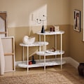 Miniatyrbillede 3 af 8: Rootz konsolbord - Entrébord - Gangbord - Åbent opbevaringsrum - 120 cm x 86 cm x 40 cm - MDF (E1) - Metalramme