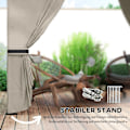 Pikkukuva 7 / 11: Rootz Garden Gazebo Beer -teltta - Ulkopako - Patio Canopy - UV -suoja - 3,35m x 3,35m x 2,85m