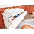 Miniatyrbillede 2 af 11: Rootz Nursery Bridge 3 -stykke sæt - barneseng, skiftende enhed, garderobe - alsidig design - holdbar MDF, aske træ - barneseng: 150x76x94 cm, gardero