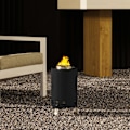 Miniatyrbillede 9 af 10: Rootz Fire Bowl pejs - Røgfri brandskaller - Rustfrit stål Fire Pit - Robust & varmebestandig - Ø16X25CM