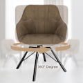 Miniatyrbild 6 av 8: Rootz Swivel Dining Chair - Roterande Stol - Kontorsstol - Ergonomisk design - Bekväma sittplatser - Hållbar konstruktion - 58,5 cm x 82,5 cm x 54,5 c