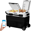 Miniatyrbillede 1 af 8: Rootz 2 Zone Kompressor Køleboks - Køleskab til elbil - Bærbar campingfryser - Batteribeskyttelse - 30L/40L/50L - 12V/24V - APP-styret - 20°C Køling -