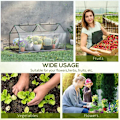 Pikkukuva 6 / 11: Rootz Greenhouse - Kalvokasvihuone ikkunalla - PVC-kasvihuone - Tomaattitalo - Kylmäkehys - Läpinäkyvä - 120 x 60 x 60 cm