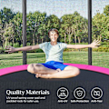 Miniatyrbild 9 av 9: Rootz Trampolin - Utomhusstudsmatta - Barnstudsmatta - Ministudsmatta - Trampolinpark - Hoppstudsmatta - Svart/Grön