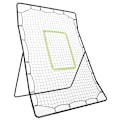 Miniatyrbild 1 av 10: Rootz Baseball Rebounder Net - Soccer Rebound Net - Metallram - Väderbeständig - Green Hit Zone - Lättvikt - 123cm x 90cm x 174cm