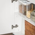 Miniatyrbillede 8 af 9: Rootz køkkenskabsvogn - Køkkenø - Serveringsvogn - Top i rustfrit stål - Justerbare hylder - Nem mobilitet med låsbare hjul - Holdbar MDF-konstruktion