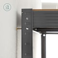 Miniatyrbillede 7 af 8: Rootz opbevaringsstativ - opbevaringshylder - kraftige reoler - 5 niveauer opbevaringshylder - metalopbevaringshylder - grå - 180 x 90 x 40 cm