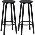 Miniatyrbild 1 av 9: Rootz Modern Bar Pall - Skandinavisk Style Pall - Industrial Design Pall - Bekväma sittplatser - Förbättrad stabilitet - Utrymmesbesparande - 30cm x 7