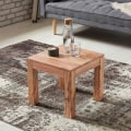 Miniatyrbillede 7 af 7: Rootz Sofabord - Sidebord - Massivt træ - 45 x 45 cm - Brun - Sofaborde