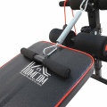 Miniatyrbillede 4 af 11: Rootz Sit Up Bench - Sort, Rød - Stål, Eva - 21,85 cm x 54,13 cm x cm