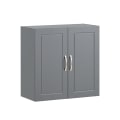 Miniatyrbillede 1 af 7: Rootz vægskab - Badeværelsesskab - Medicinskab - Alsidig opbevaring - Justerbare hylder - Robust MDF-konstruktion - 60cm x 60cm x 30cm