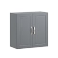 Pikkukuva 1 / 7: Rootz-seinäkaappi - Kylpyhuonekaappi - Lääkekaappi - Monipuolinen säilytystila - Säädettävät hyllyt - Tukeva MDF-rakenne - 60cm x 60cm x 30cm