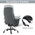 Miniatyrbild 4 av 11: Rootz Executive Chair - Grijs - Staal, Mdf, Foam - 26,77 cm x 31,5 cm x 49,6 cm