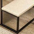 Miniatyrbillede 5 af 7: Rootz Kattetrappe - Med skrabebræt - 3 trin - Legetøjskugle - Robust - Stål + Sisal - Cremehvid + Sort - 51 x 54 x 53 cm