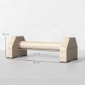 Miniatyrbild 3 av 10: Rootz bokträ push-up barer - träningshandtag - träningshållare - stöder upp till 120 kg - 30 cm x 13 cm x 10 cm