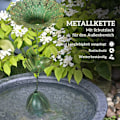 Miniatyrbillede 6 af 10: Rootz 3er Set Rain Chain - Drain Chain - Rainflow Chain - Korrosionsbestandig - 123 cm X Ø12CM til let havedekoration
