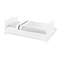 Miniatyrbillede 11 af 11: Rootz Florentina Nursery Set - Cot Bed - Wide skiftende enhed - Alsidig opbevaring - 146 cm x 76 cm x 85 cm COT -målinger