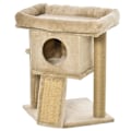 Miniatyrbild 1 av 10: Rootz PawHut Cat Scratching Post - Cat Play Station - Cat Rest Station - Ultimate Play - Kloslipning - Högkvalitativ konstruktion - 40W x 40D x 57H cm