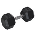 Pikkukuva 1 / 9: Rootz 15KG Single Rubber Hex käsipaino - Kuusikulmaiset käsipainot - Pyörretetty kahva - Urheilu kuusiokolopainosetit - Painonnostoharjoitus - Koti -