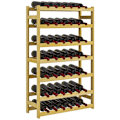 Miniatyrbillede 10 af 10: Rootz vinreol - 7-lags vinopbevaring - 42 flasker Kapacitet - Fyrretræ - Bondehusdesign - Lakeret overflade - Spidsbeskyttelse - 63 cm x 25 cm x 102 c