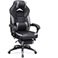Miniatyrbillede 7 af 7: Rootz Gaming Chair - Kontorstol med fodstøtte - Sort-Grå
