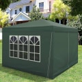 Miniatyrbillede 5 af 9: Rootz Ultimate Outdoor Gazebo - Event Pavillion - Vejrbestandig baldakin - Robust og rustsikker, UV- og regnbeskyttelse, nem opsætning - 3x3m