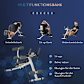 Miniatyrbillede 3 af 10: Rootz 2 i 1 Sit -Up -træner - Abdominal Trainer - Fitness Equipment - LCD Monitor - Steel Frame - 117 cm x 46 cm x 70 cm