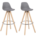 Pikkukuva 1 / 10: Rootz Designer -baarijakkarat - Työpöytäjakkarat - Keittiöjakkarat - Mukavat ja ergonomiset - Tukevat ja kestävät - Helppo puhdistaa - 96,5 cm x 38,5
