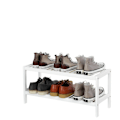 Miniatyrbild 1 av 5: Rootz Bamboo Shoe Shelf - Shoe Organizer - Lagringsställ - Idealisk för sneakers & stövlar - 70 cm x 26 cm x 33 cm