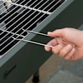 Miniatyrbillede 5 af 5: Rootz Kulgrill - BBQ Grill - Grillrist - Trækulsrist - Sidekurv - Rustfrit stål - Mørkegrøn - 77 x 30 x 70 cm