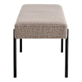 Pikkukuva 4 / 4: Rootz Swindon Bench - Modern Ottomaani - Aksentti jalkatuki - Polyesterin verhoilu - 100 cm x 36cm x 42,5 cm