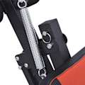 Miniatyrbild 6 av 10: Rootz Sit Up Bench - Sit-up & Dumbbell Bench - Träningsbänk - Röd/Svart - 166 x 53 x 52-60 cm