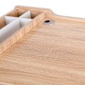 Miniatyrbillede 5 af 11: Rootz Skrivebord - Skrivebord - Computerbord - Hvid/Naturlig - 100 cm x 55 cm x 81,5 cm