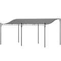Miniatyrbillede 1 af 11: ROOTZ 3X5M PERGOLA - Have baldakin - Udendørs paviljong - Vandtæt tarpaulin - Metalramme - 491 cm x 298 cm x 200/253 cm - Stabilitet og elegance