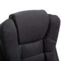 Pikkukuva 8 / 11: Rootz Executive -tuoli - musta - pellava, vaahto, nailon - 26,38 cm x 26,38 cm x 49,6 cm