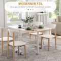 Miniatyrbild 4 av 10: Rootz hopfällbart bord på hjul - Mångsidigt bärbar datorbord - Matbord - Utrymmesbesparande design - Hållbar konstruktion - Lätt rörlighet - 120L x 80